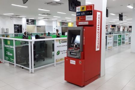 Banco 24HORAS multibanco em um nico lugar, no Shopping Popular Cuiab