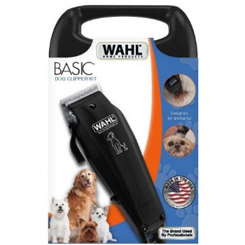 Mquina de Tosa Wahl Basic Dog Grooming Kit 9160-2018 10 Watts 120V/60Hz - Preta