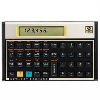 Calculadora Financeira HP 12c 10 Dgitos com 120 Funes - Preta / Dourada