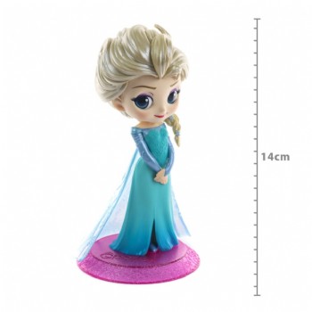 Action Fig Disney Frozen Elsa Glitter Line Q Posket