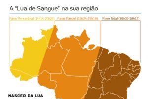 Lua de Sangue ser� no in�cio da noite de sexta-feira; veja hor�rios
