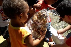 Doa��o, alegria e muitas brincadeiras defini manh� de domingo em Altos do Leverger