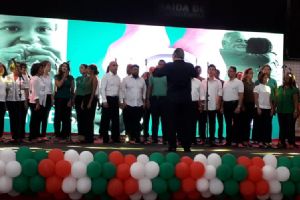 Cerim�nia de entrega de cestas da campanha Natal sem Fome