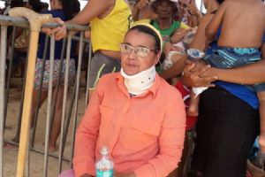 30 toneladas de donativos foram distribu�dos para mais de 600 fam�lias que n�o tinham esperan�a nesse Natal