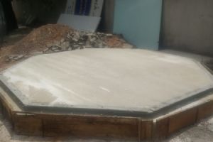 Caixa d'�gua de 150 mil litros sendo instalada para atender demanda do Shopping Popular