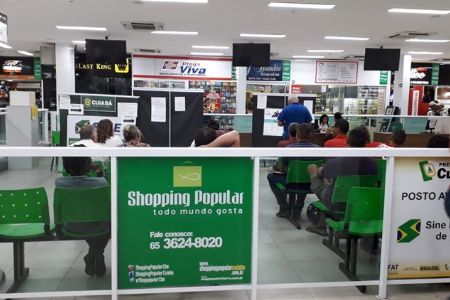 O SINE no Shopping Popular oferece cerca de 85 vagas de emprego para esta semana.