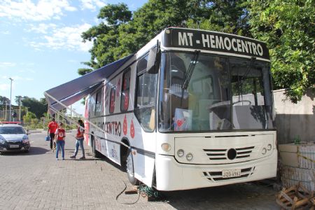 Hemobus faz coleta de sangue no Shopping Popular; confira agenda
