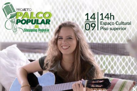 Shopping Popular ter� show sertanejo de Liandra Polinski no dia 14 de setembro