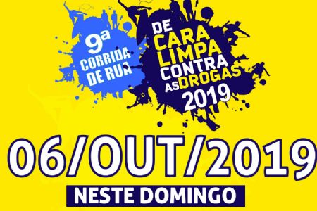 Entrega de Kits da 9� Corrida De Cara Limpa Contras Drogas inicia na sexta-feira (04)