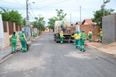 Mutir�o da Limpeza atende moradores do bairro Canjica neste s�bado