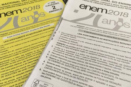 Em MT, 34,2% dos candidatos faltam no 2� dia de provas do Enem 2018