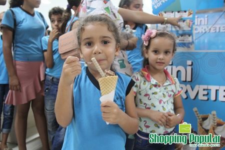 O Shopping Popular recebeu a visita de alunos da Escola Marechal C. Rondon